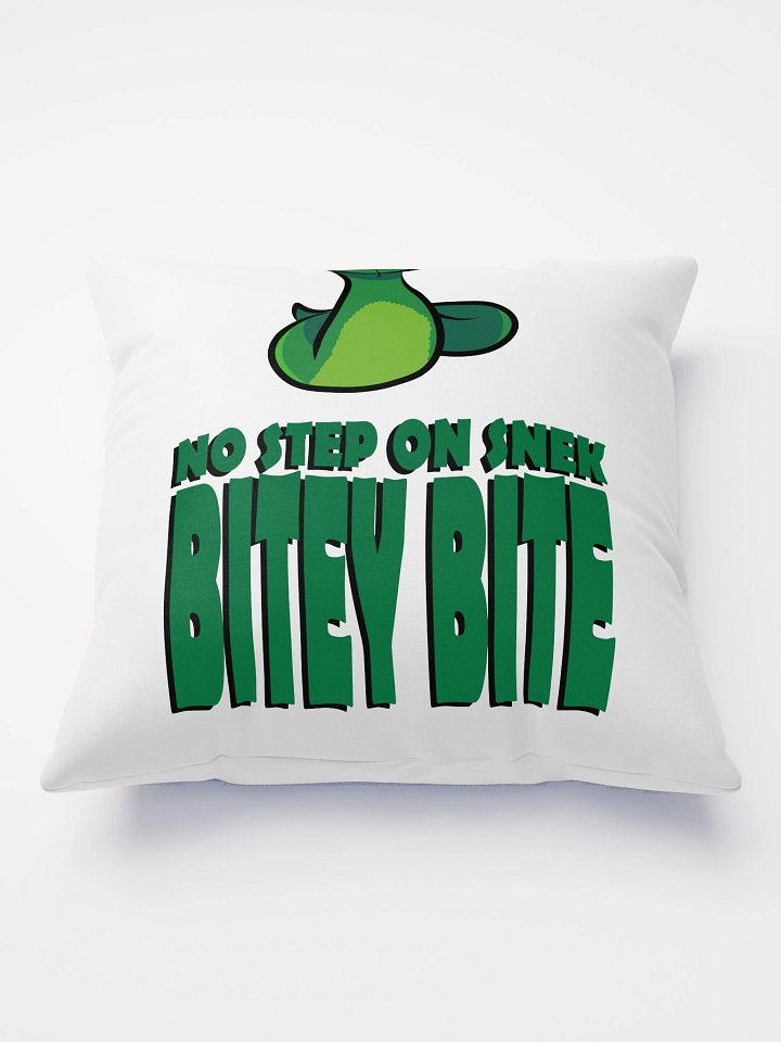 No Step on Snek Throw Pillow product image (1)