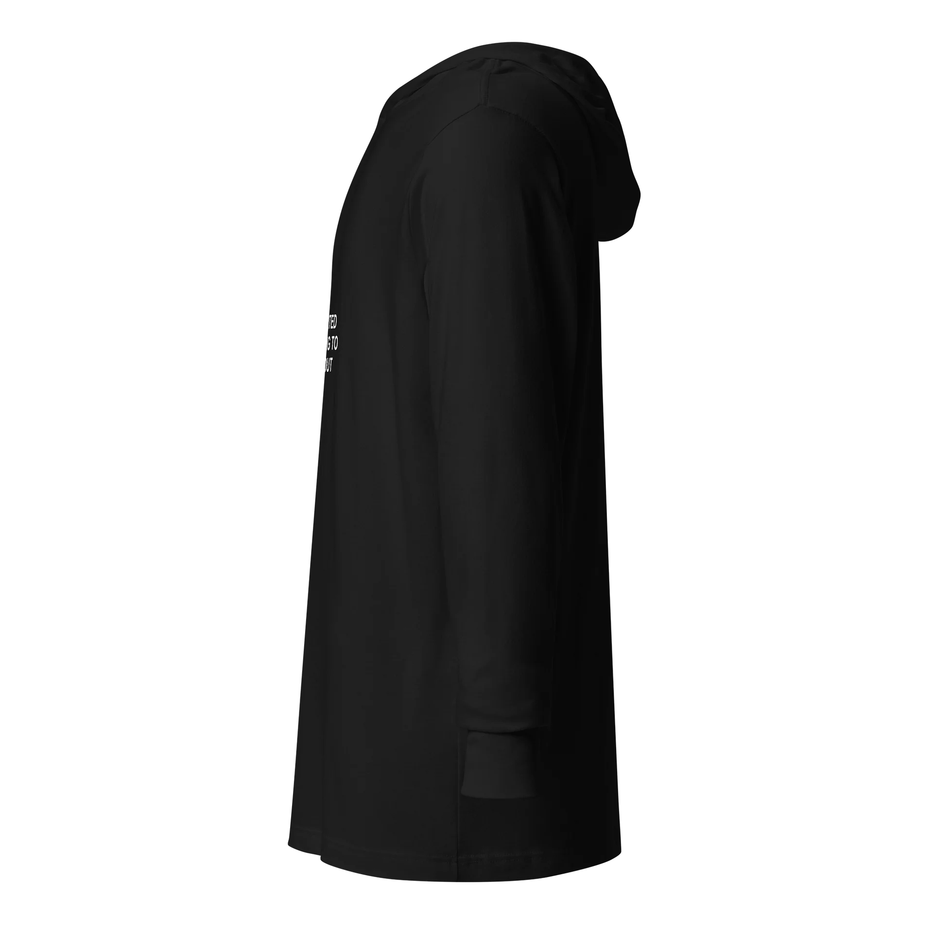 HST Pathways Bella + Canvas Unisex Hooded Long Sleeve Tee - Introverted product image (3)