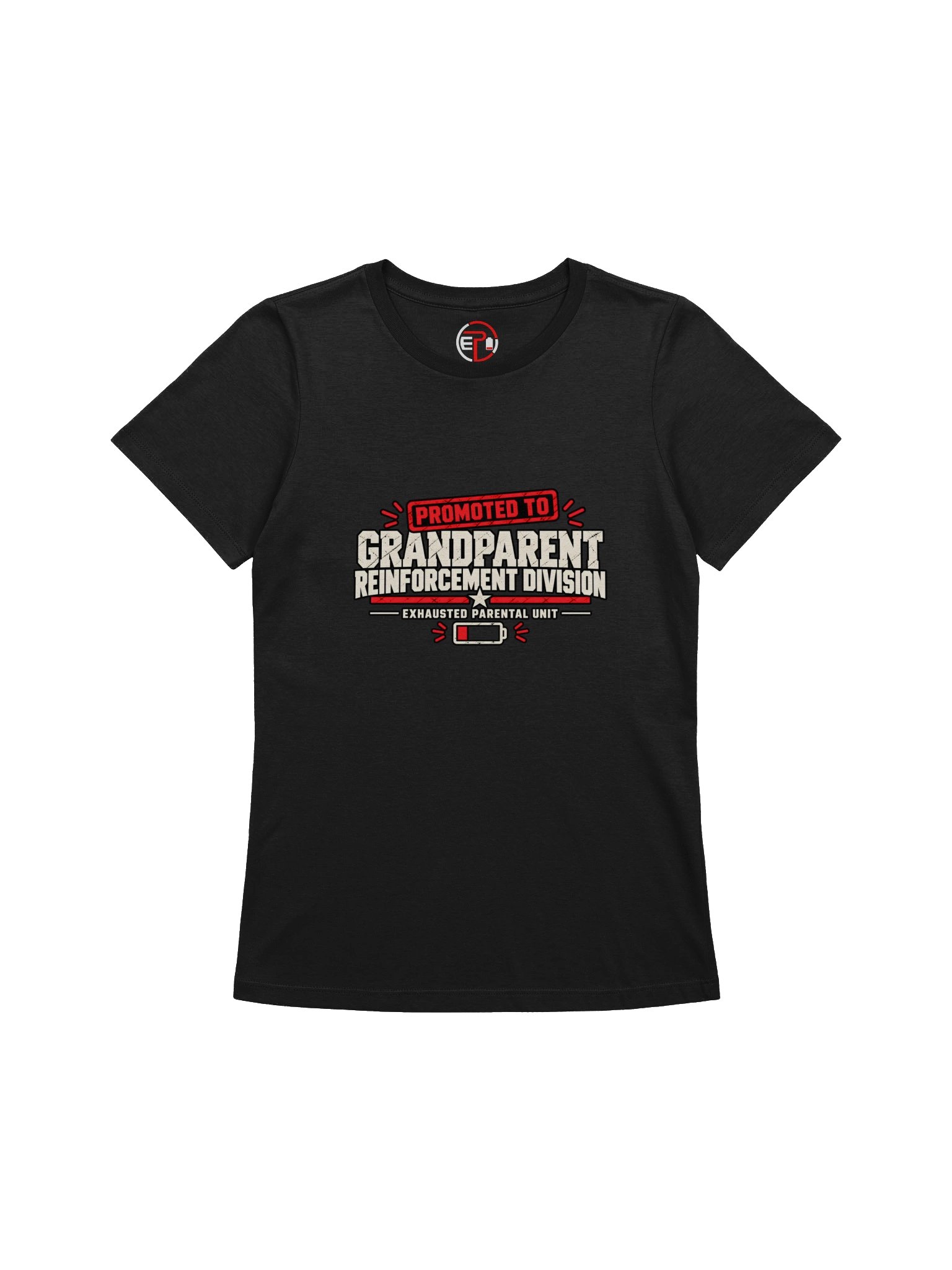 Promoted to Grandparent Reinforcement Division Women's Relaxed-Fit Tee product image (1)