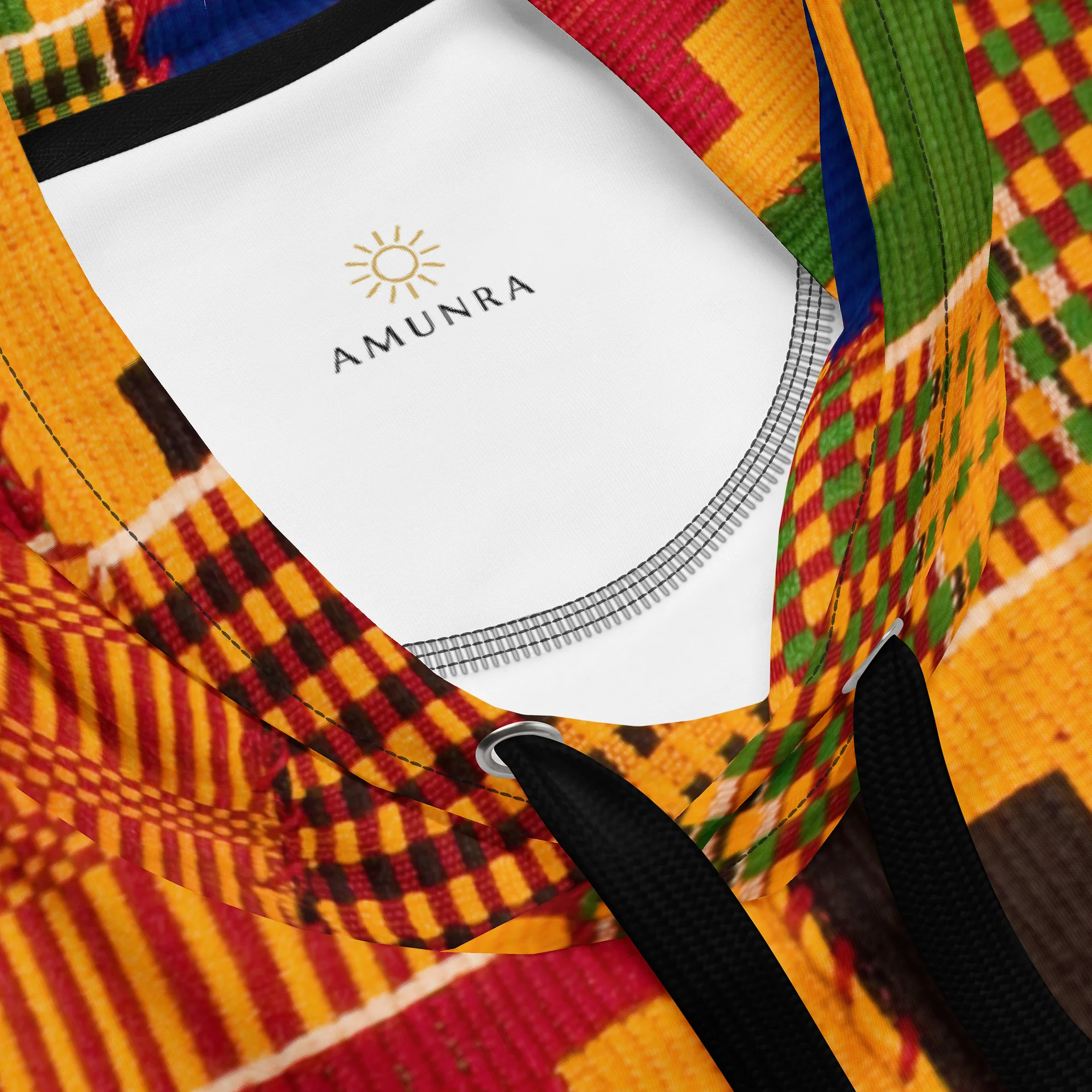 Kente Print Hoodie — Unisex product image (5)