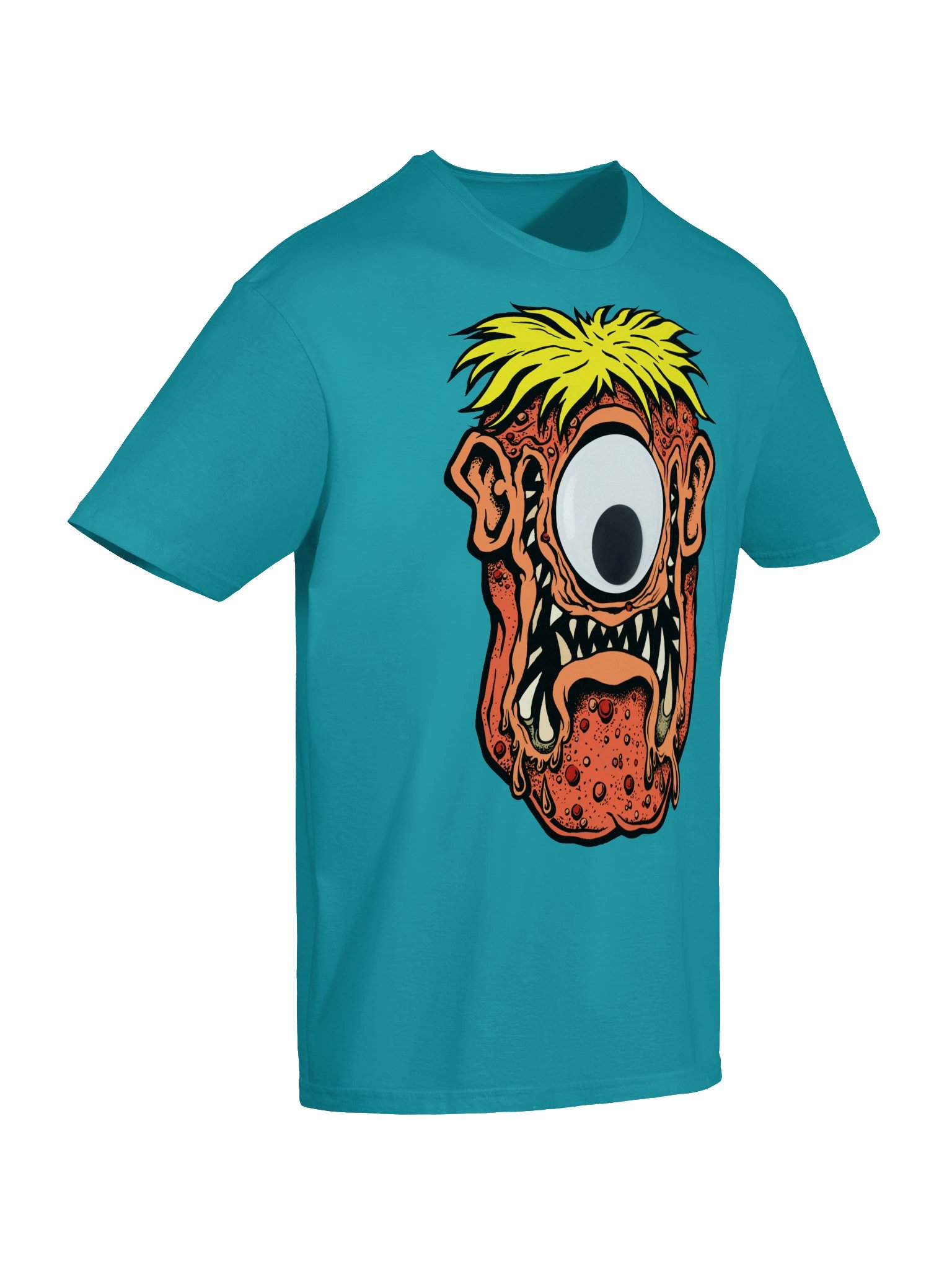 Googly EYEclops - Cyan T-Shirt product image (3)
