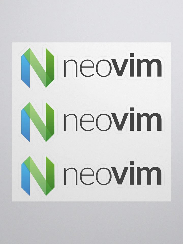 Neovim Stickers product image (1)