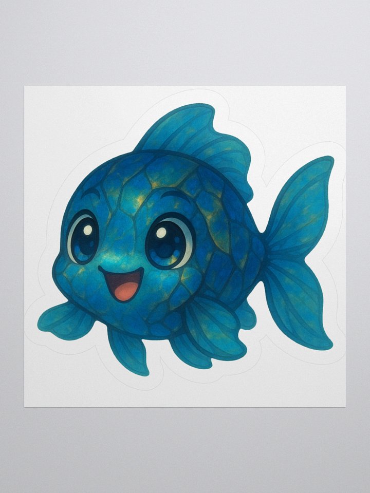 Labradorite Fish Kiss Cut Sticker product image (2)