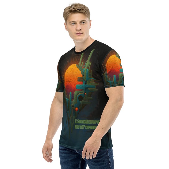 Galactic Sunset Circuitry Tee – MindScape Emporium Edition product image (2)