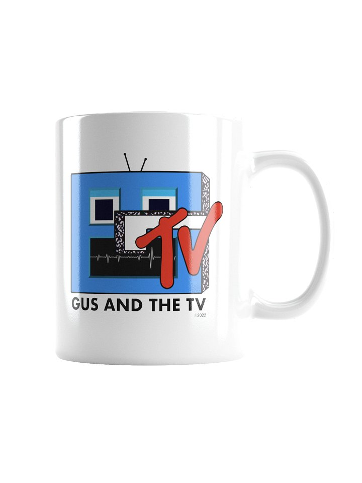 Gus and the TV - White Mug product image (2)