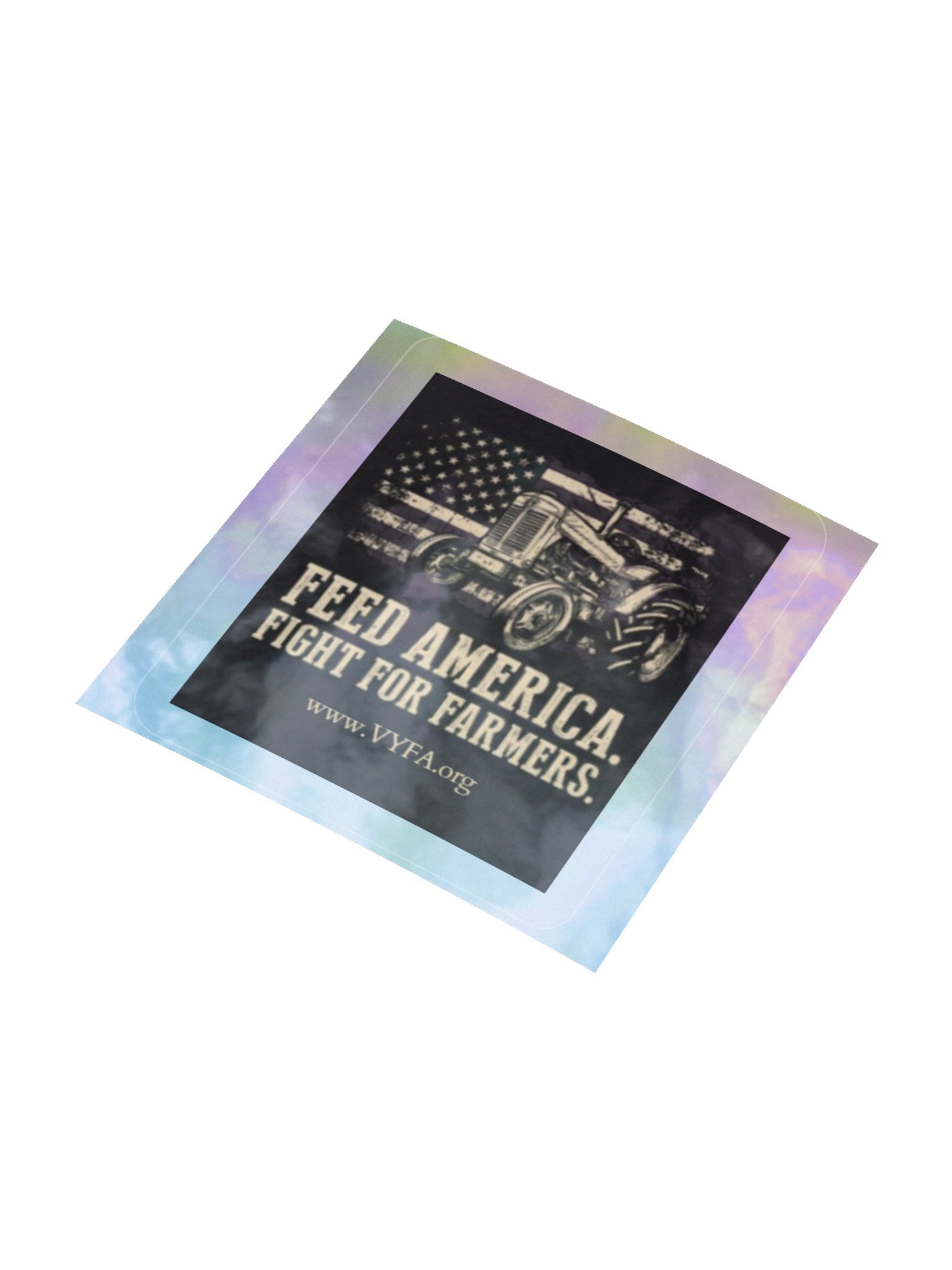 Feed American Holographic Sticker Sheet product image (7)