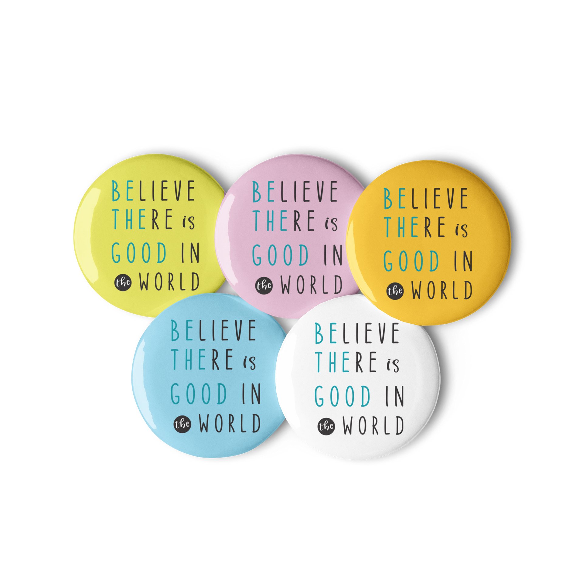 Believe there is Good in the World Pin Set product image (1)