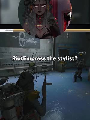 RiotEmpress's Secret Talent #riotempress #haircut #funnyclip #cosmetology #arcraiders #streamerlife