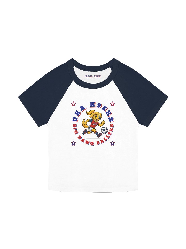 USA K9ERS Golden Retriever Female Soccer Micro Tee product image (1)