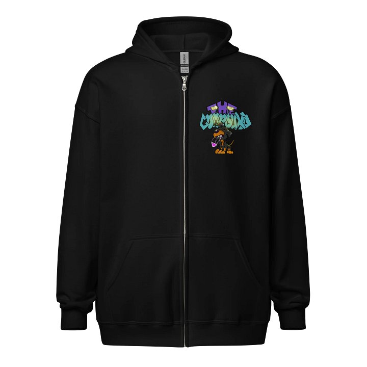 Snarling Canine Zip Hoodie product image (1)