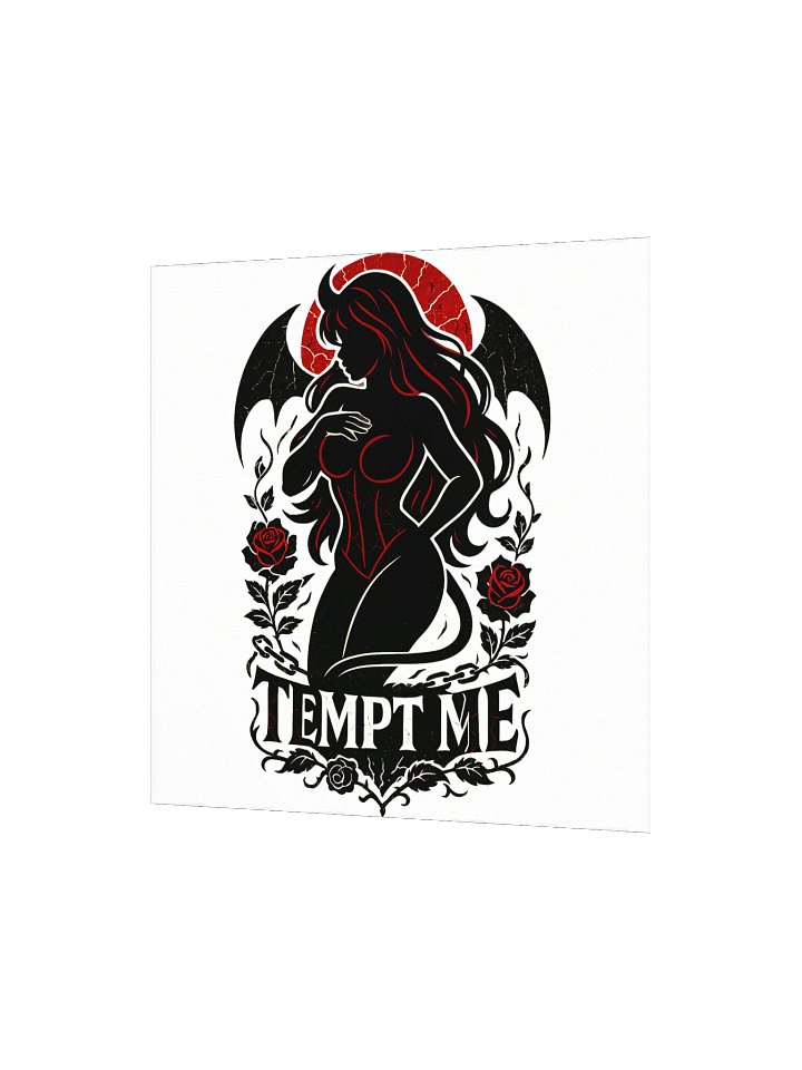 Tempt Me Devilish Silhouette Poster product image (10)