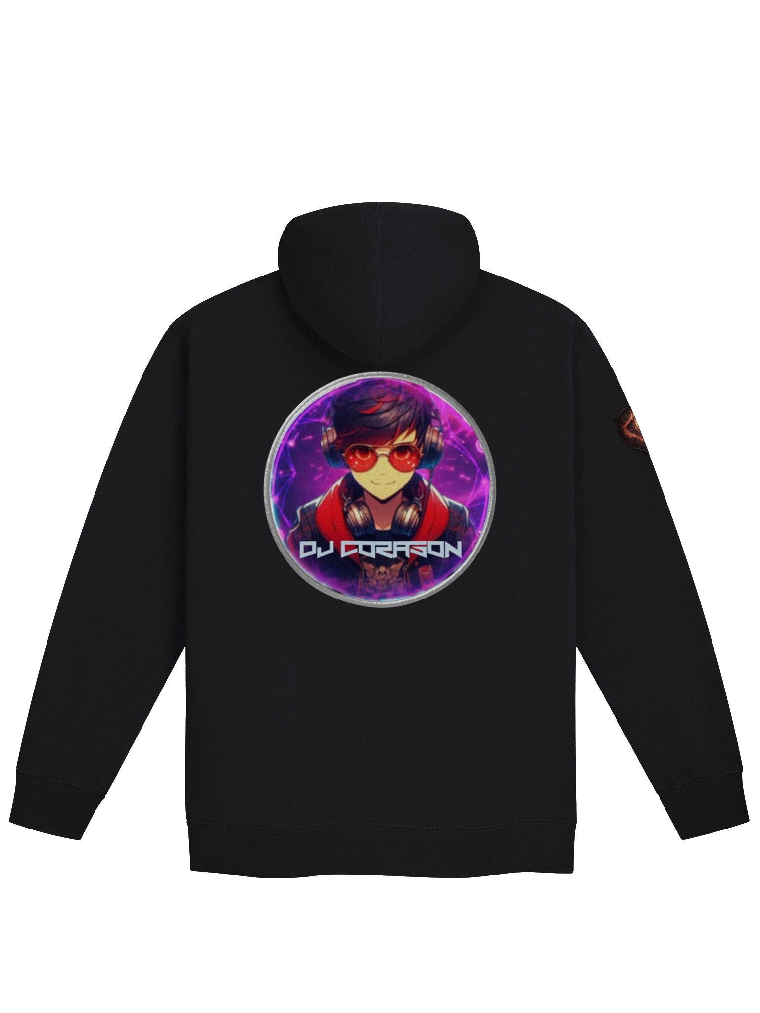 Hoodie with logo, button & Sigil product image (2)