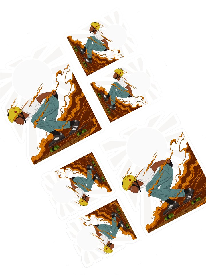 Kiss-cut tuck sticker set product image (1)