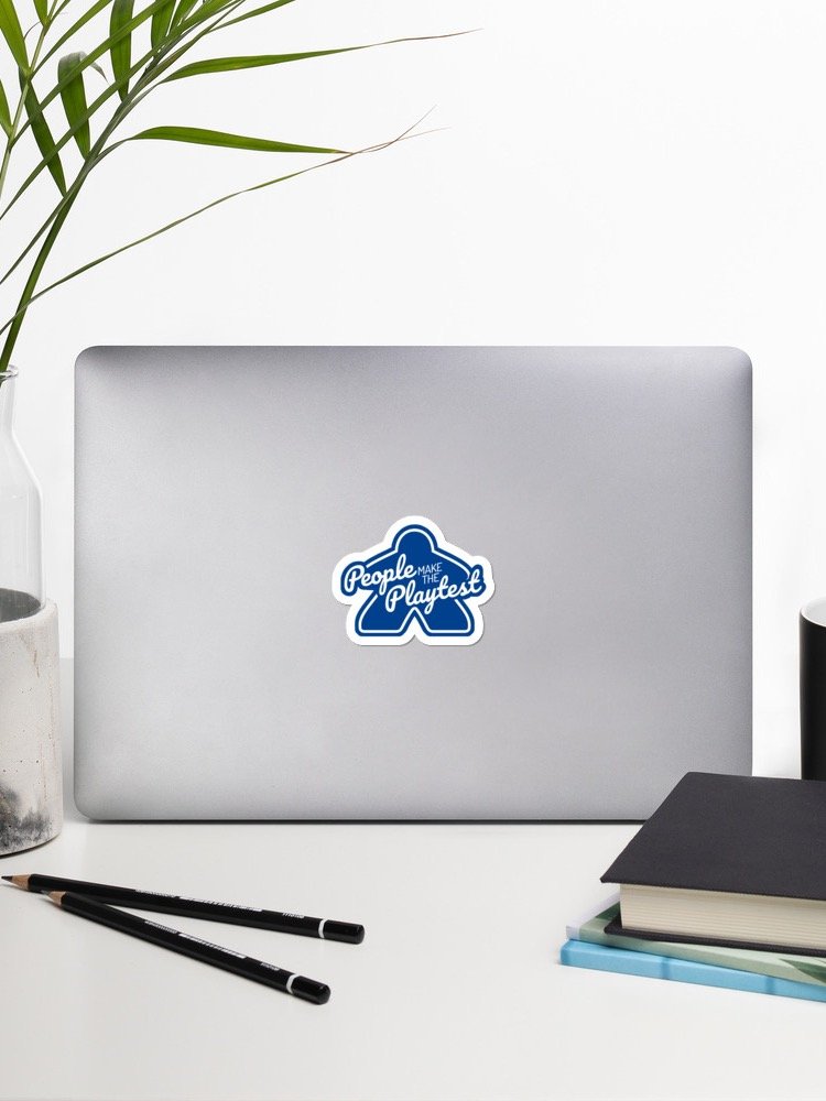 Big Meeple Blue PMTP Vinyl Sticker product image (2)