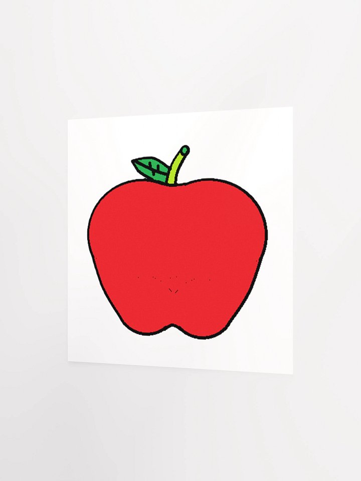 Vibrant Apple Illustration Poster product image (7)