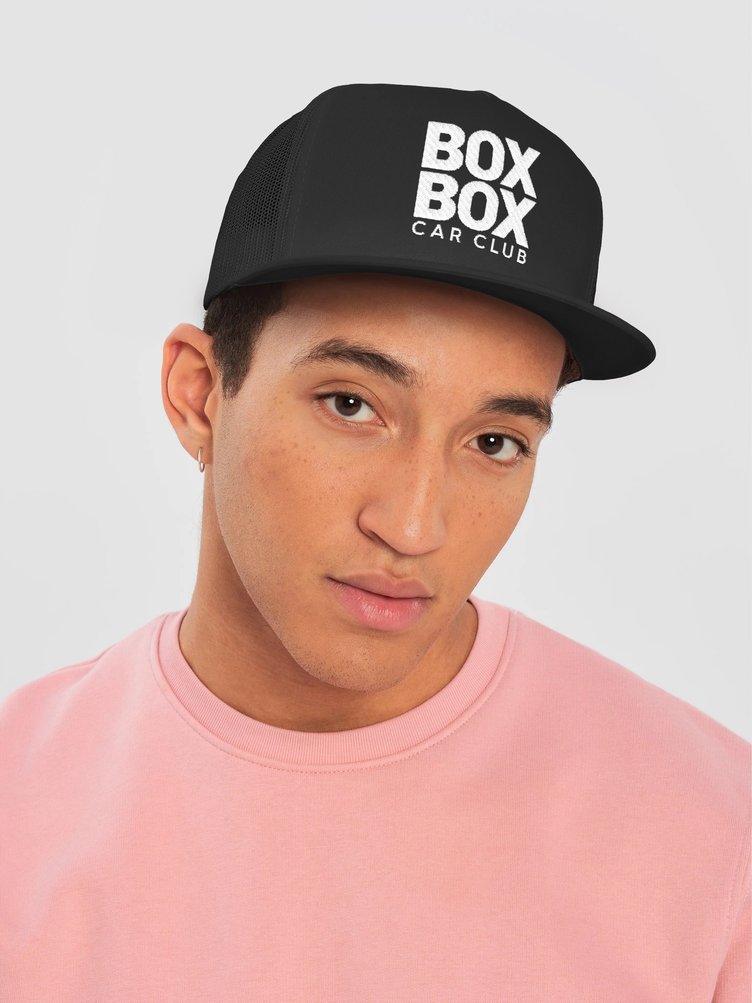 BOXBOX Classic Black Trucker Cap product image (5)