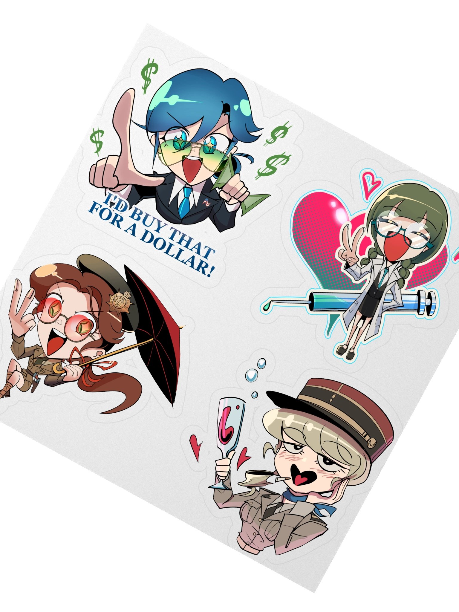 We Love Cold War!! September 2025 Sticker Set product image (2)