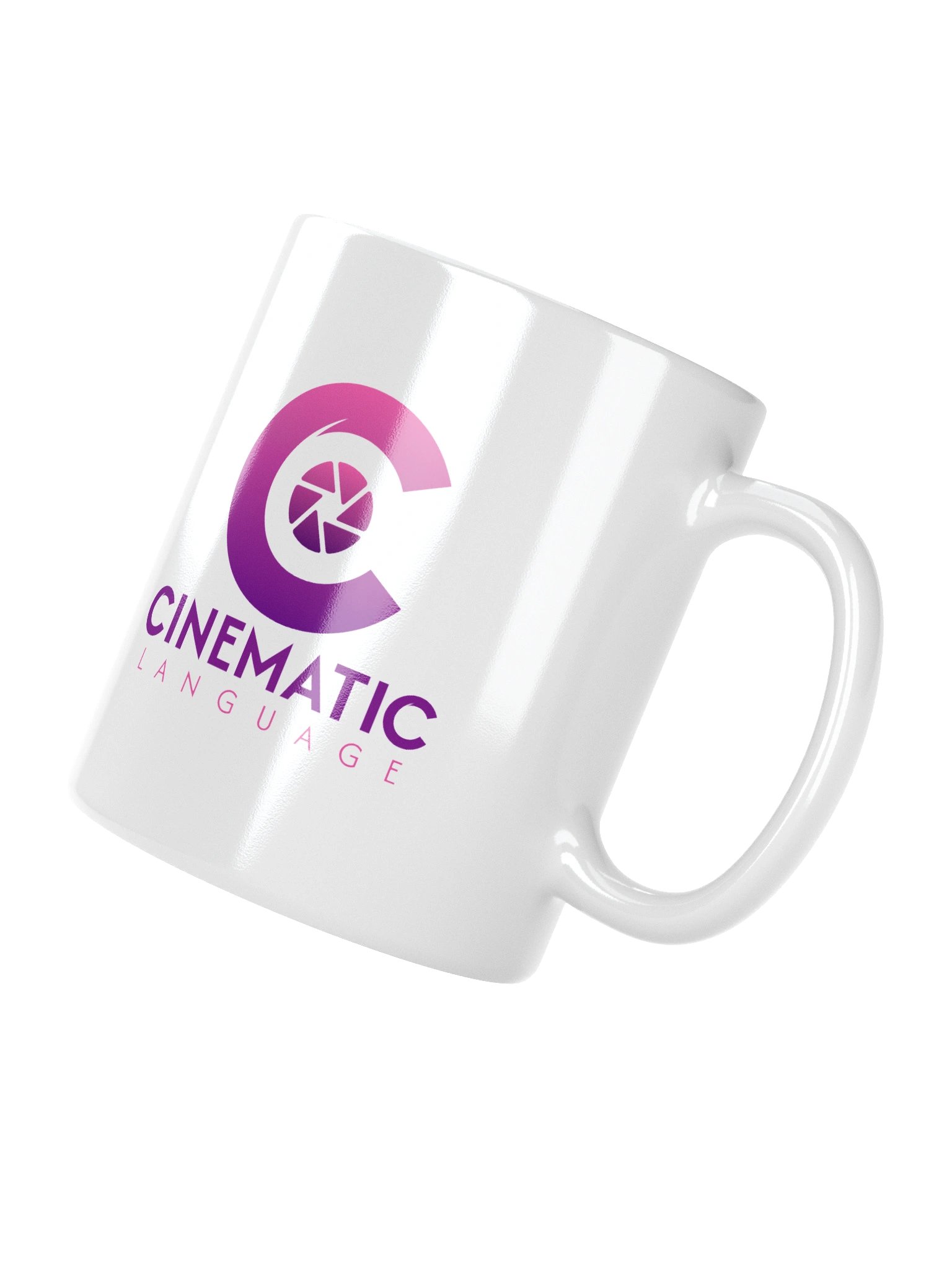 Cinematic Language White Glossy Mug product image (2)