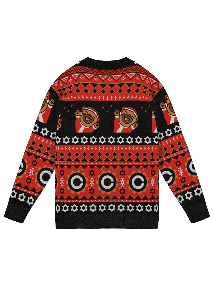 Knitted Cardigan Without Pocket [Black] product image (2)