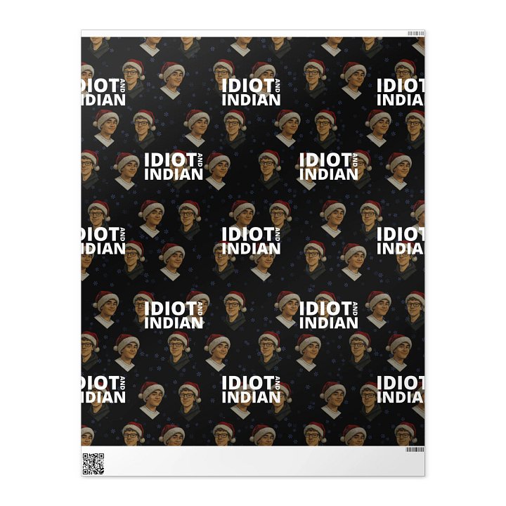 Idiot and Indian Wrapping Paper product image (2)