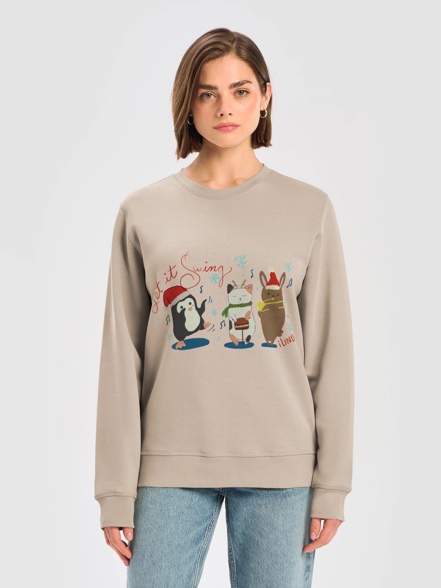 Let it Swing Christmas Sweatshirt product image (13)