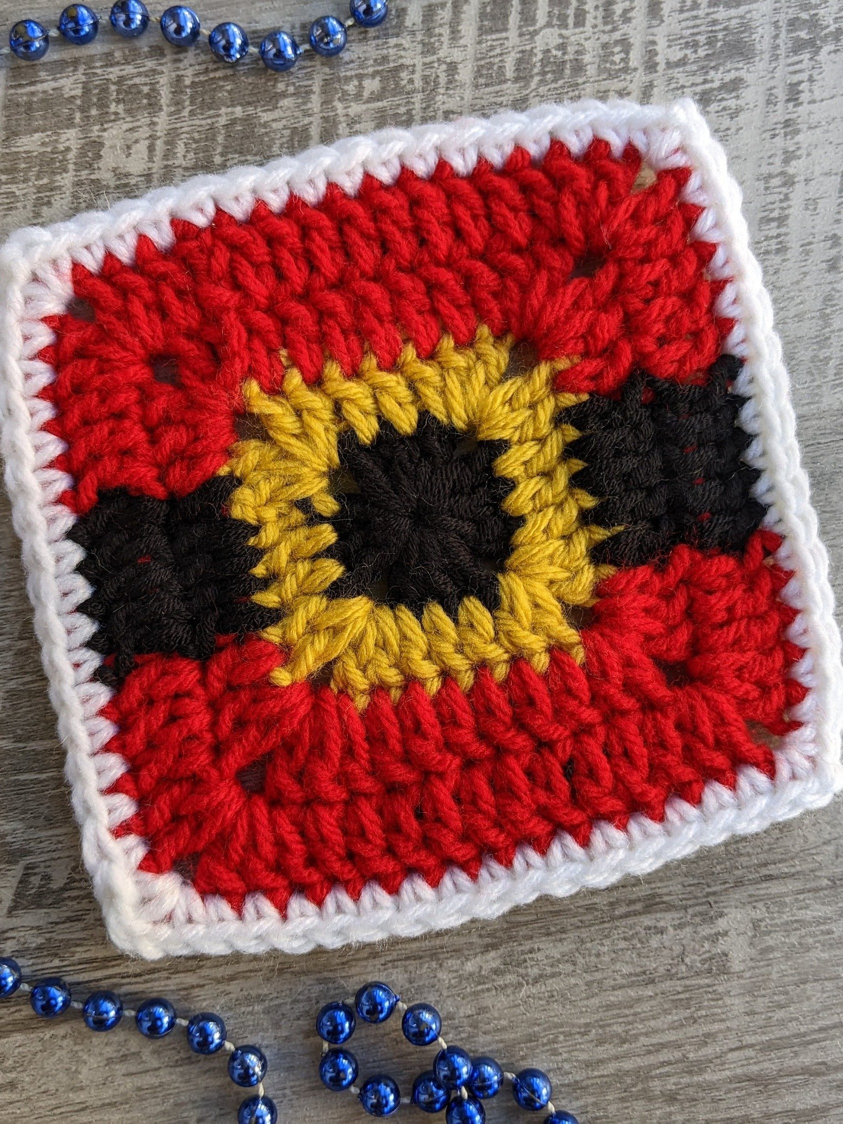 Crochet Santa Belt Granny Square Pattern product image (3)