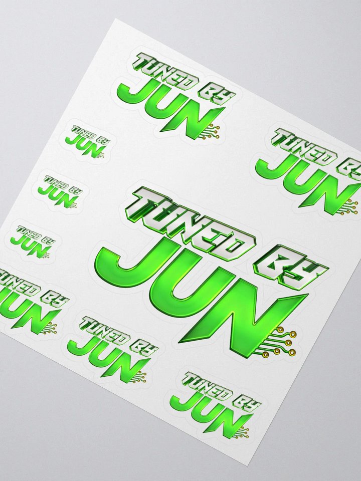 Tuned By Jun Sticker product image (2)