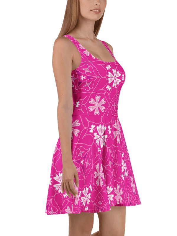 Hearts Blooming Skater Dress | Fit & Flare | Monique Faella Designs™ product image (8)