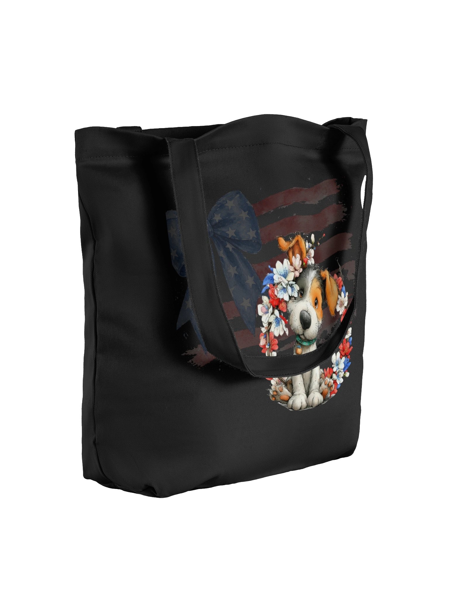 Patriotic Puppy Tote Bag product image (7)