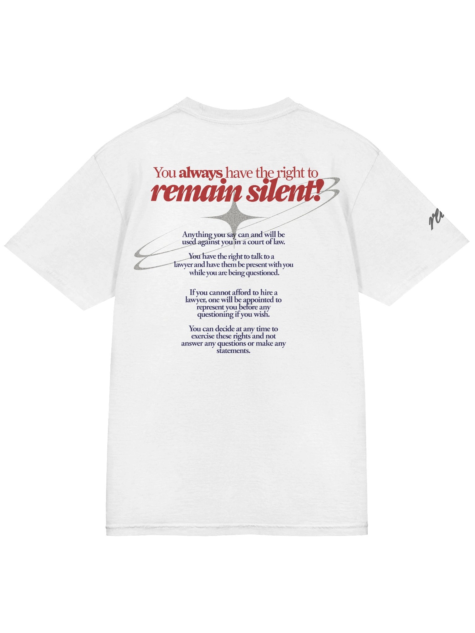 Miranda Reminders T-Shirt product image (4)