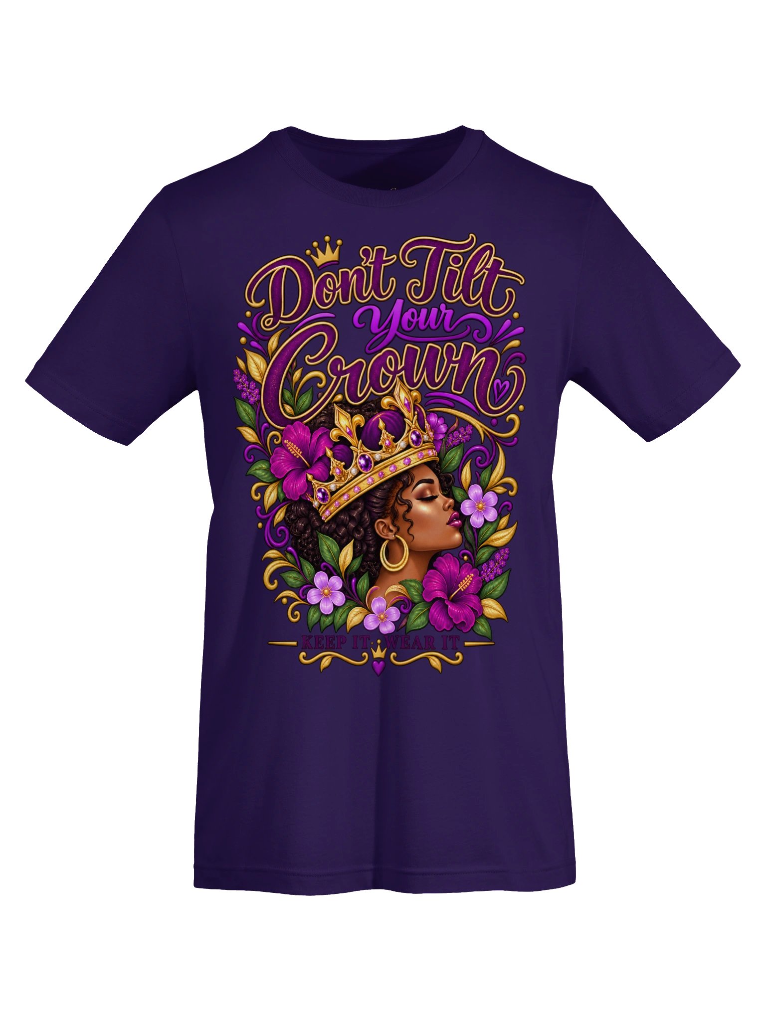 Don’t Tilt Your Crown Empowerment Tee product image (131)