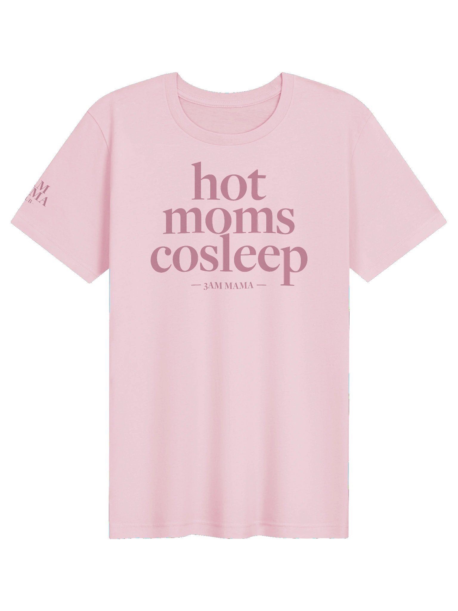 Hot Moms Cosleep Tee - Pink/Mauve product image (1)