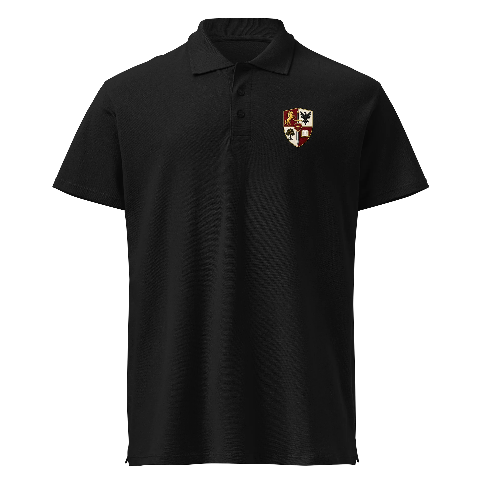 polo shirt with coat of arms product image (1)