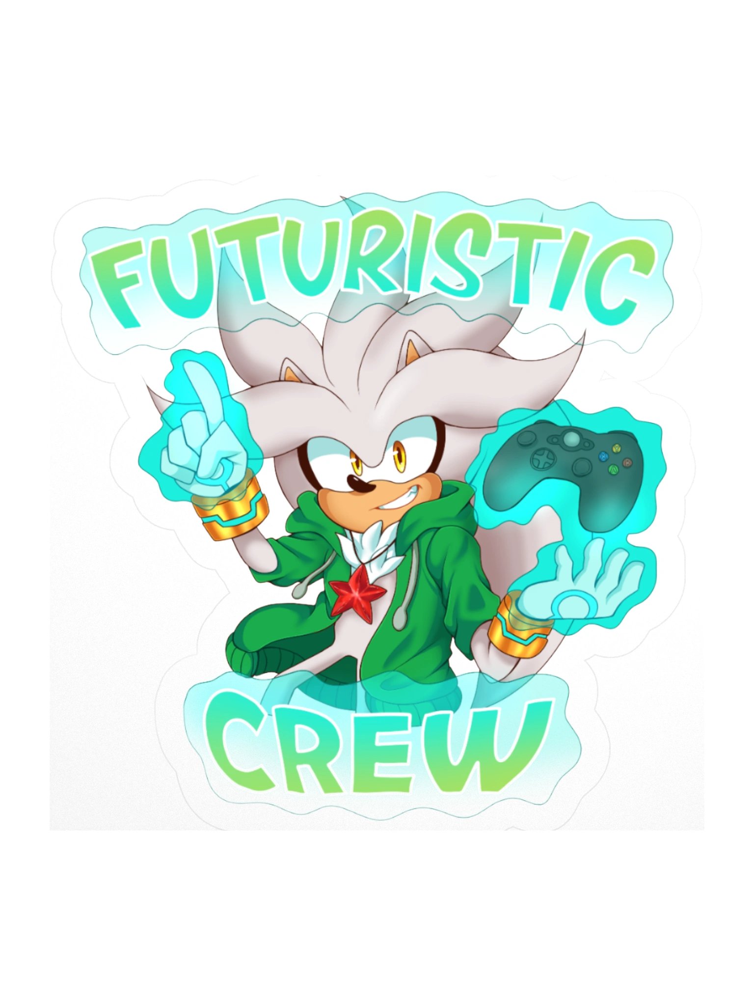 Futuristic Crew Sticker product image (1)