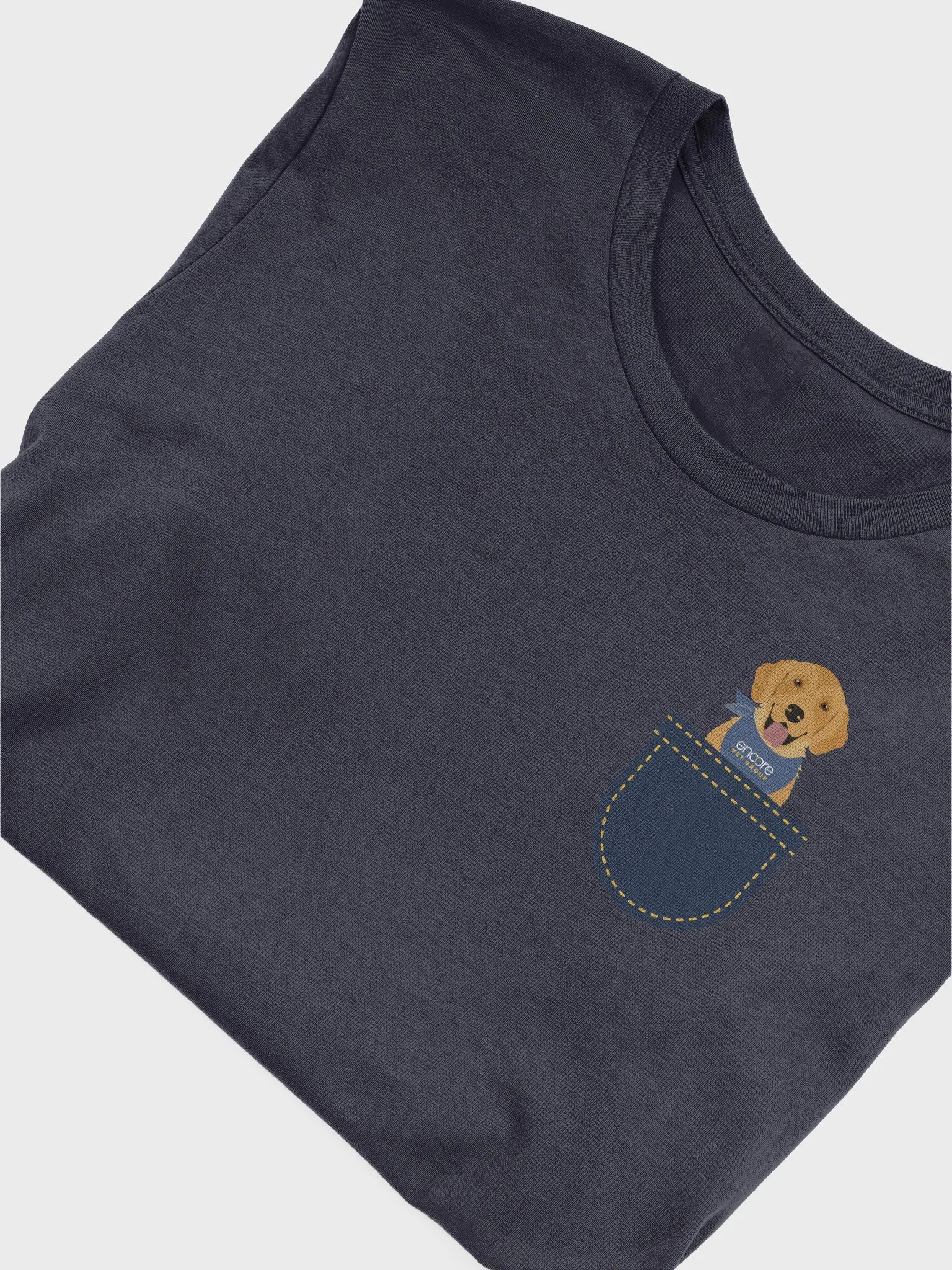 Encore Vet Group Golden In My Faux Pocket Bella+Canvas T-Shirt product image (5)