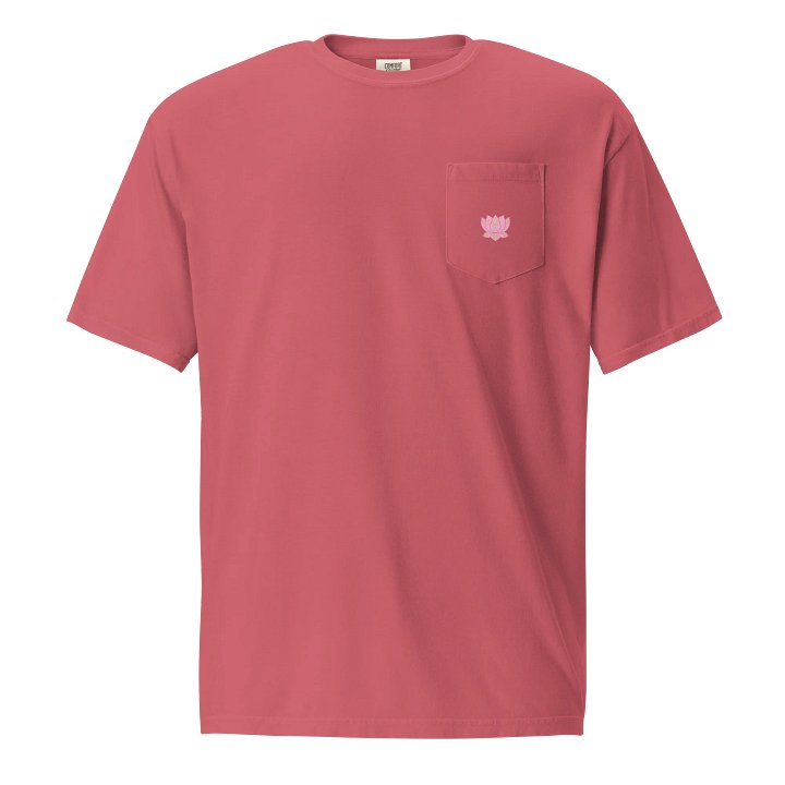 Golden Lotus Unisex Pocket Tee product image (1)