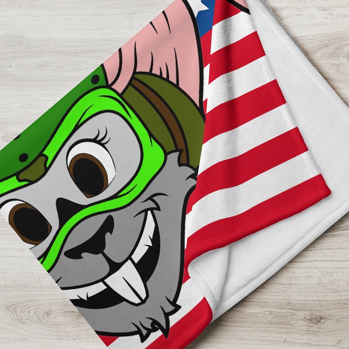 MiniRat Patriotic Throw product image (7)