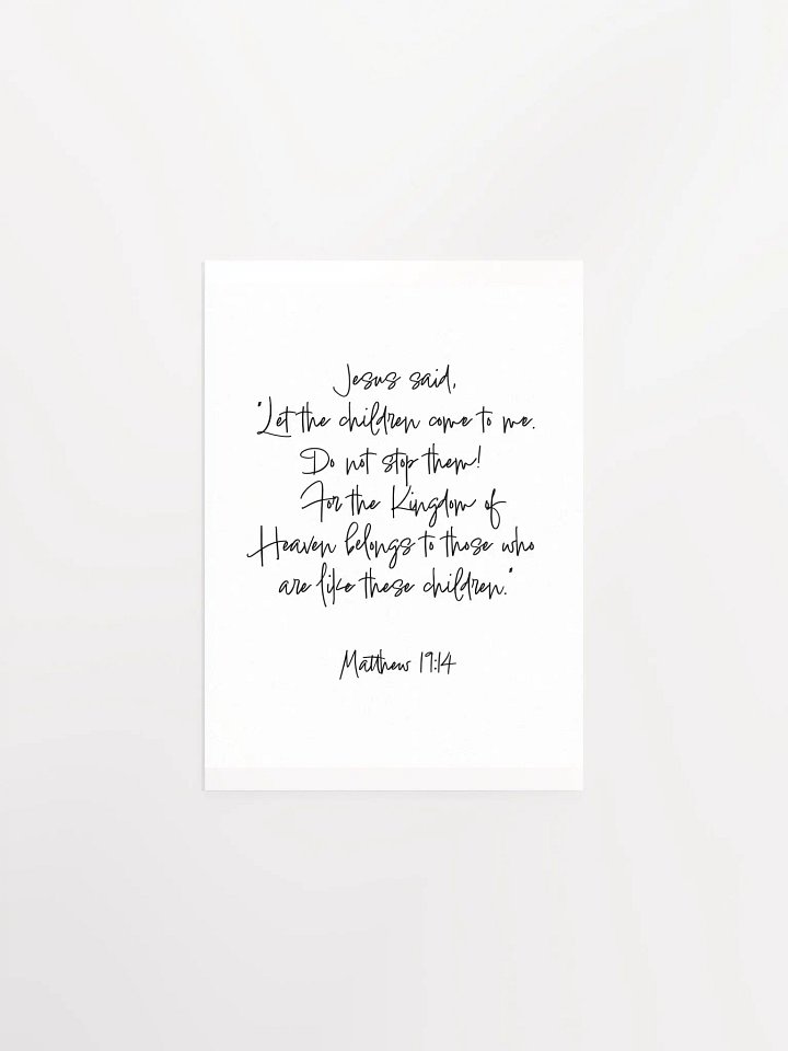 Let the Children Come to Me - Print product image (1)