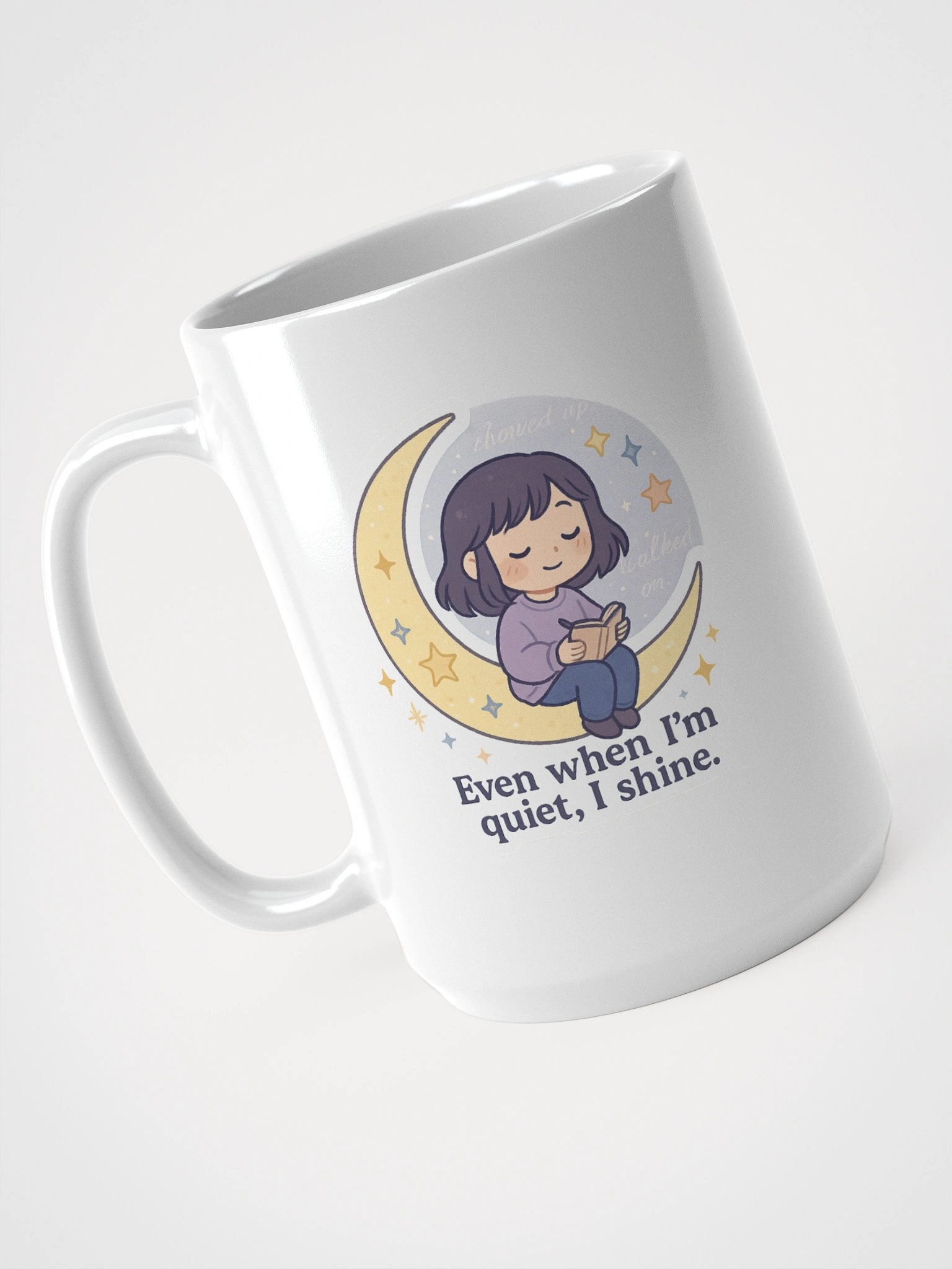 Even When I’m Quiet, I Shine – Starry Reflection Mug product image (4)