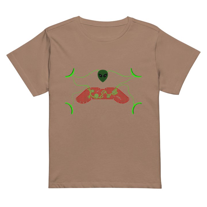 Galactic Gamer High-Waisted Tee product image (2)