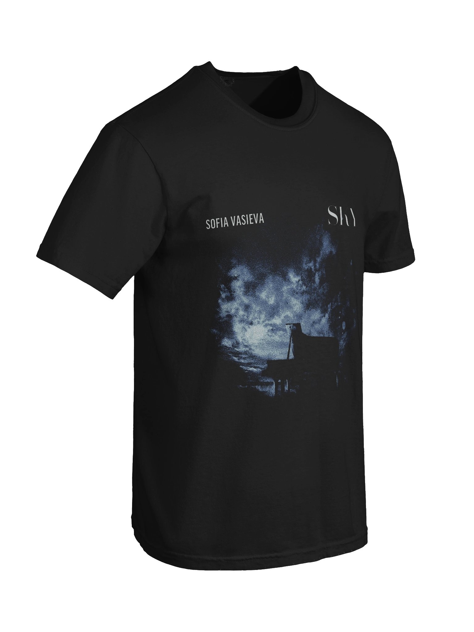 Sky Piano Design T-Shirt product image (8)
