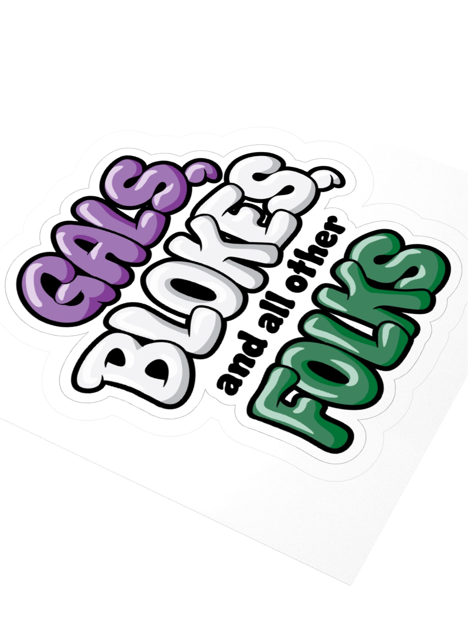 Genderqueer Pride Sticker product image (3)