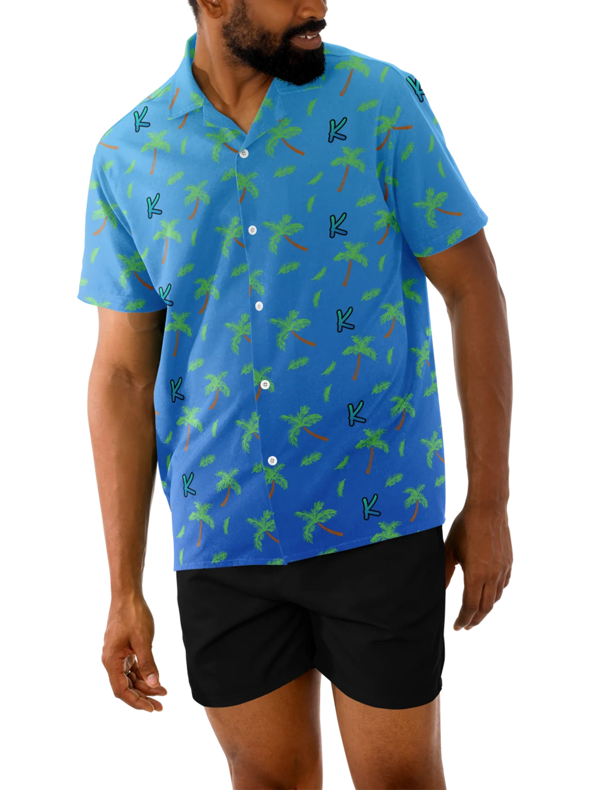 Adult Hawaiian Button Down Shirt product image (3)