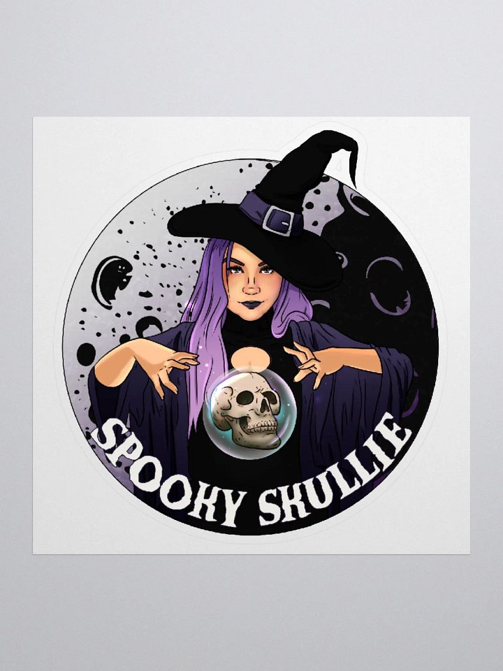 Spooky Skullie Podcast Logo Sticker product image (2)