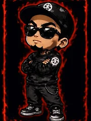 Animated Chibi OIB1 Red Aura Wallpaper product image (1)