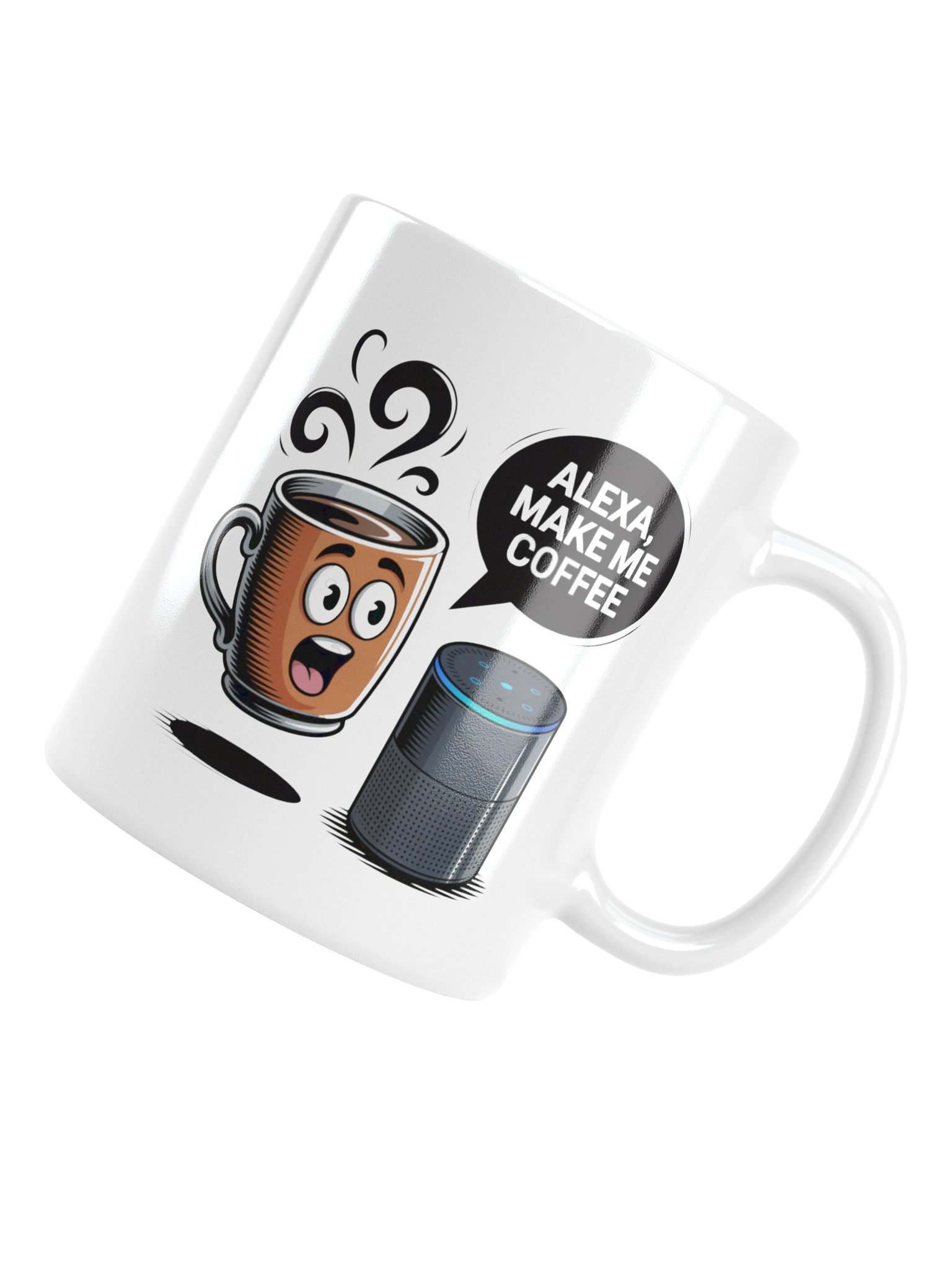 Alexa Make Me Coffee Funny Mug – Lazy Morning Humor product image (6)