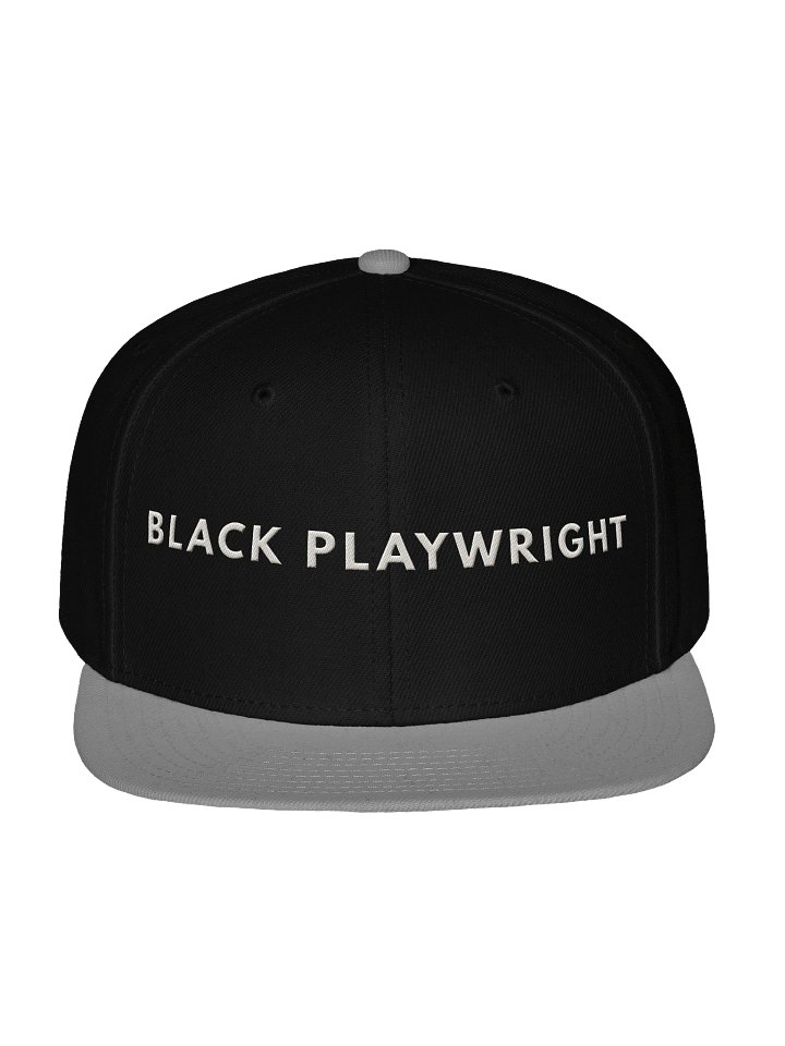 Black Playwright—Otto Wool Blend Snapback Cap product image (1)