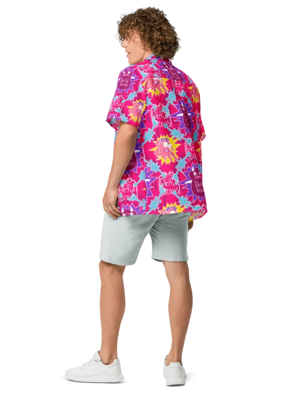 Gleeful Beasts Hawaiian Shirt - Full Color product image (7)