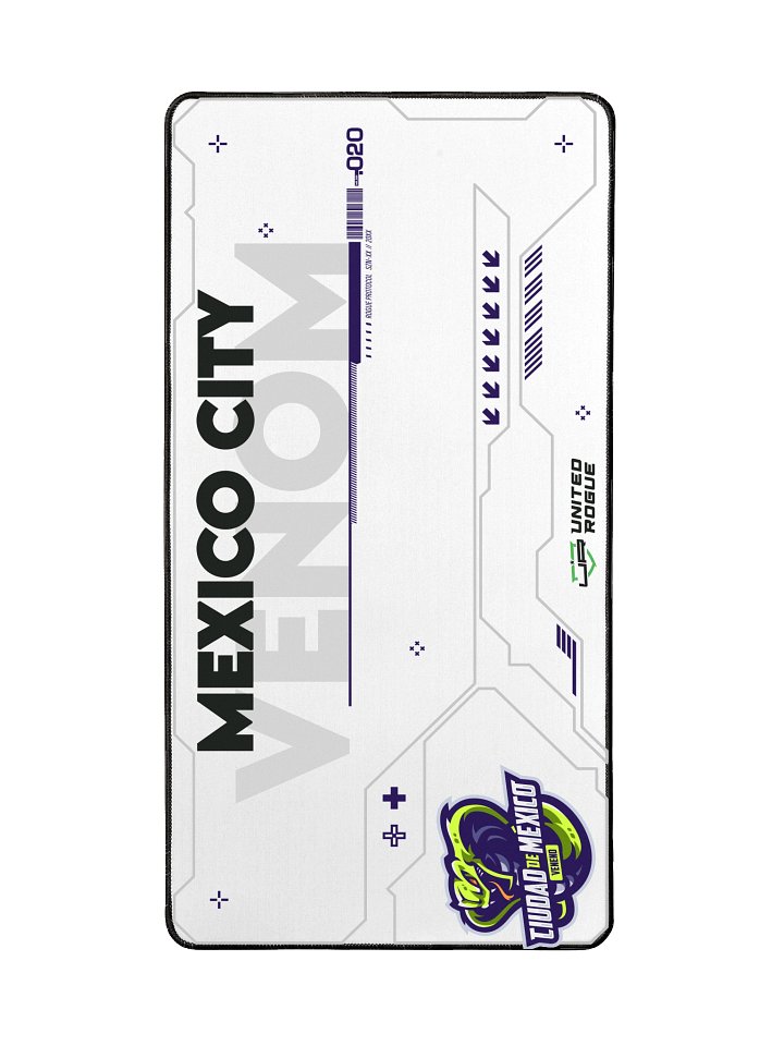Mexico City Venom White Desk Mat product image (2)