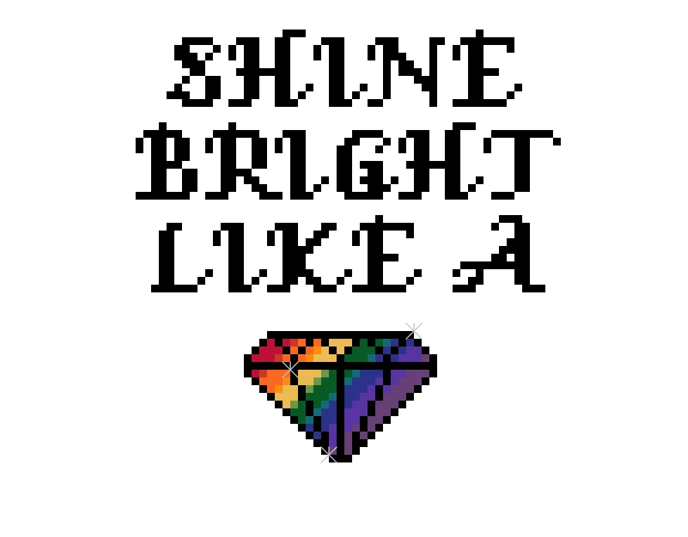 Digital Cross Stitch Pattern: Shine Bright product image (1)